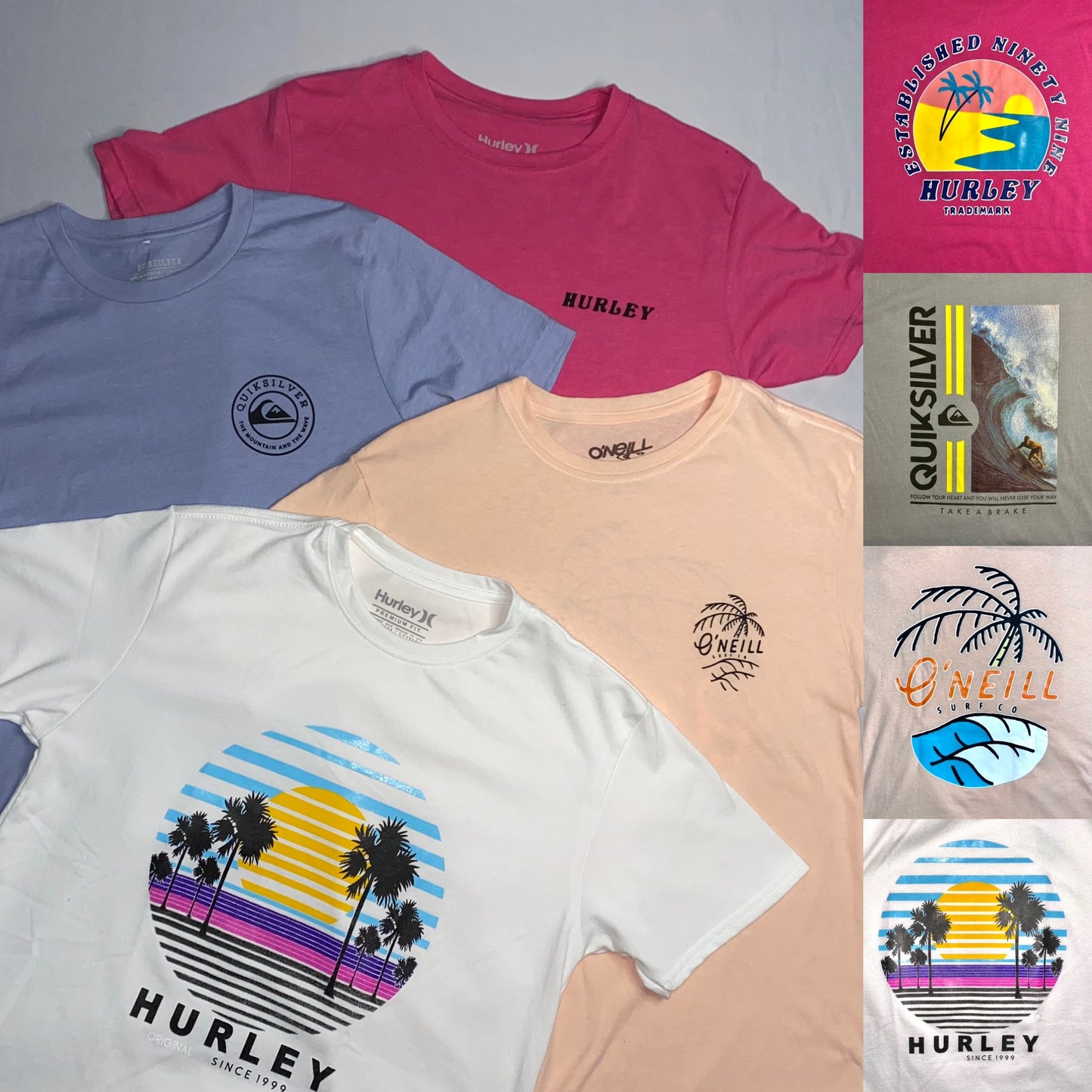 Camiseta - Talla M - Hurley/Quiksilver/O’Neill