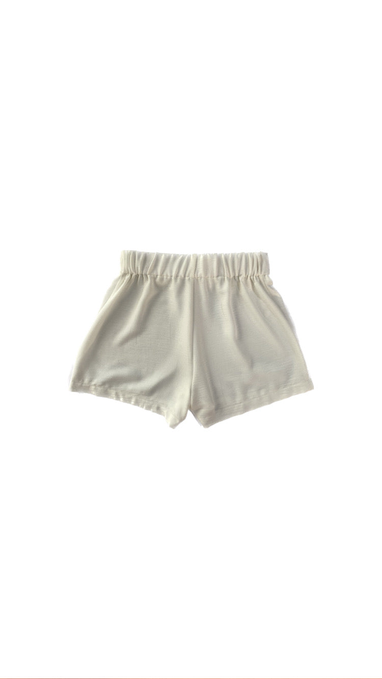 High Waisted Shorts | Off White