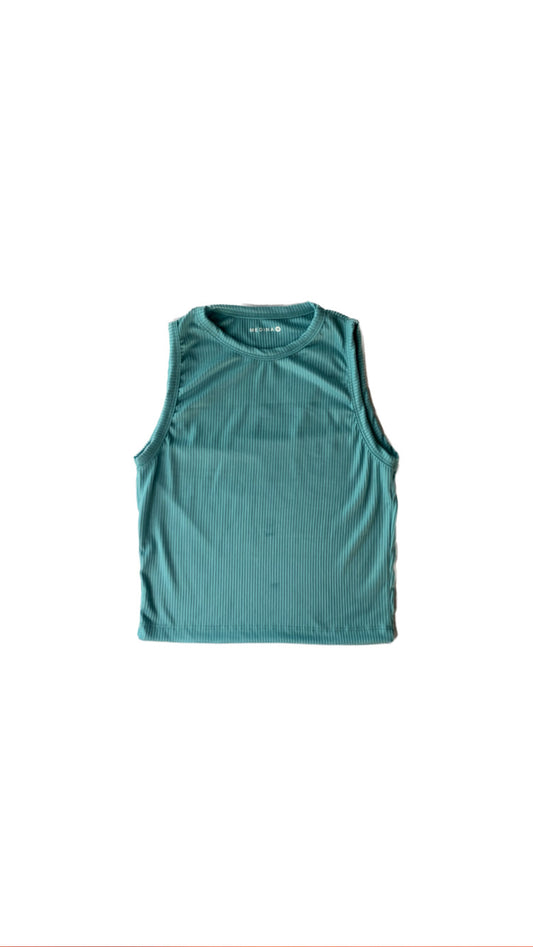 Ribbed Tank Top | Light Blue