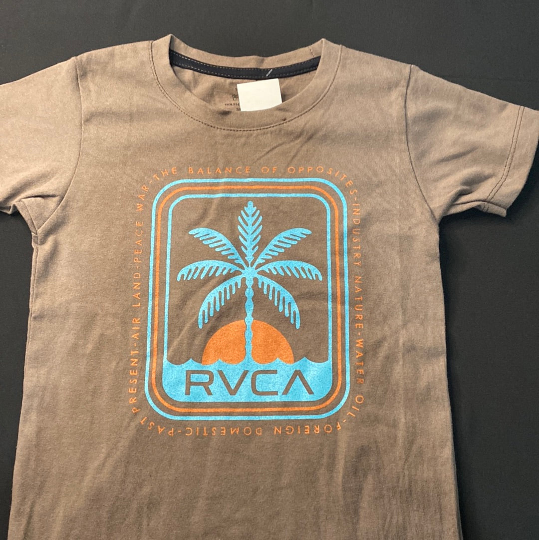 Camiseta Kids RVCA - Talla 6 - Brown Sugar