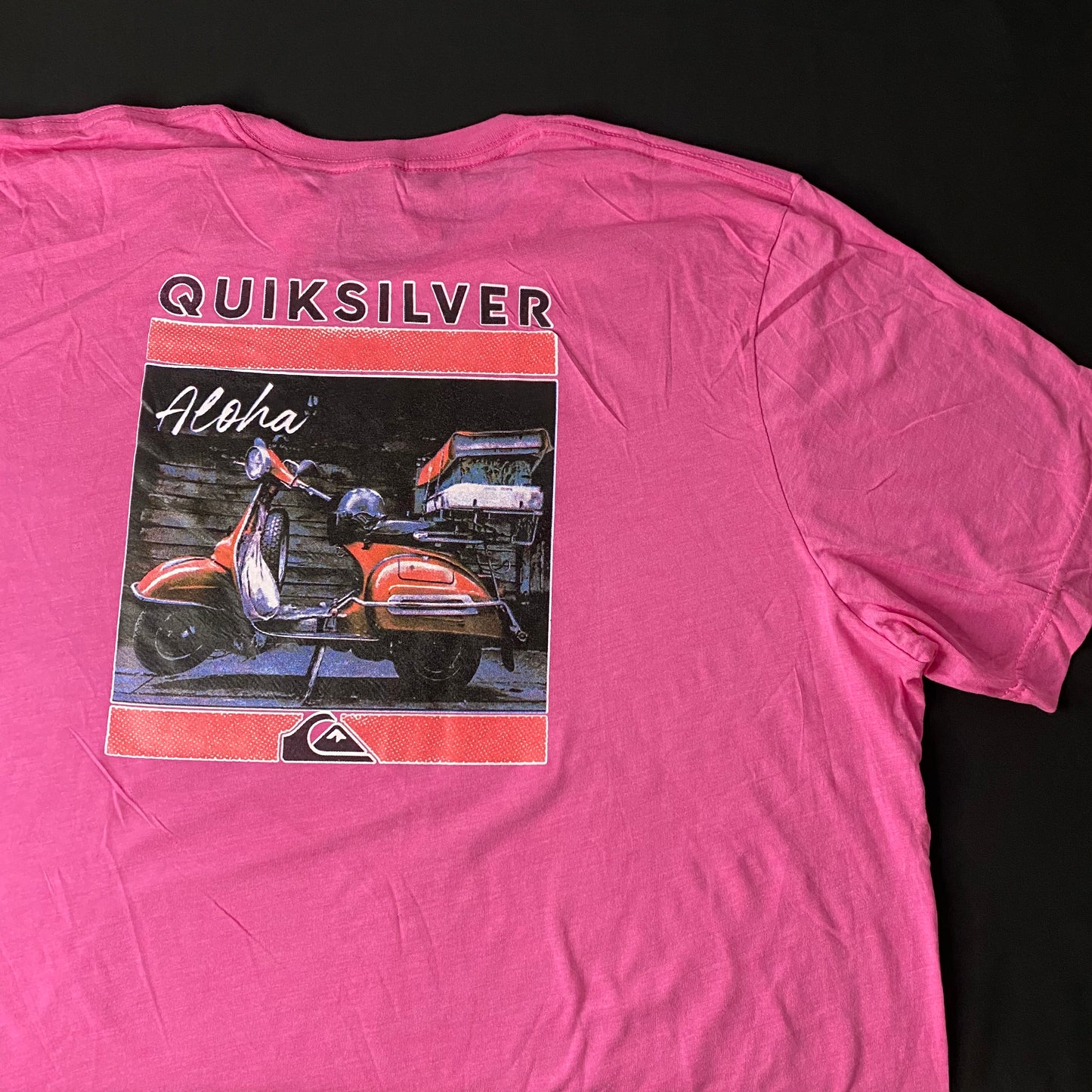 Camiseta Quiksilver- Talla 2XL - Fucsia