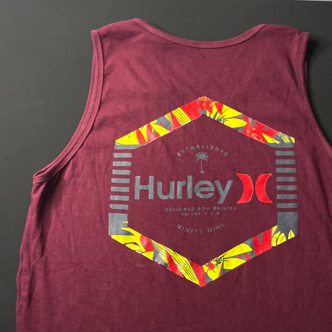 Camiseta de Tirantes Hurley - Talla S - Red Wine