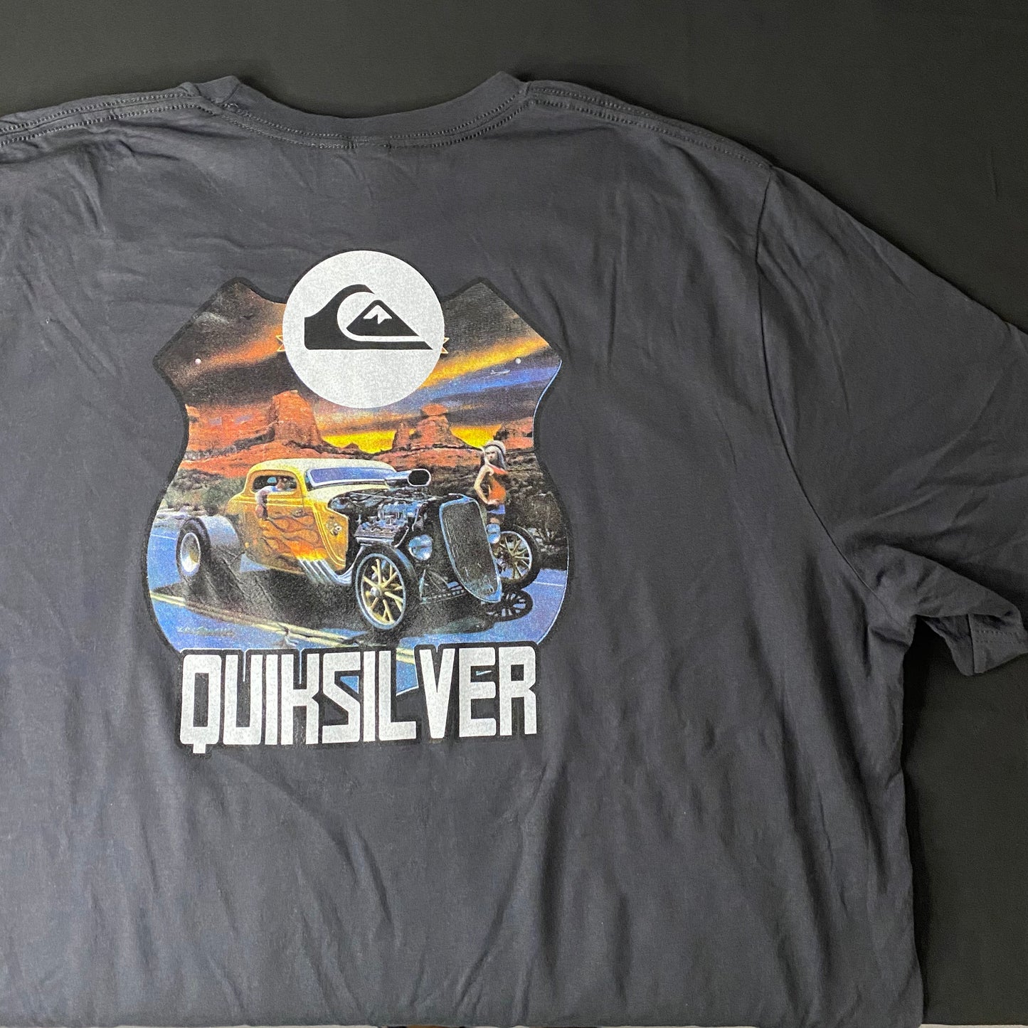 Camiseta Quiksilver- Talla 2XL - Dark Gray