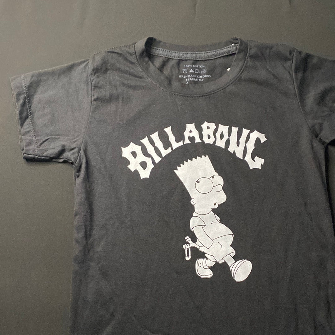 Camiseta Kids Billabong - Talla 8 - Black BART