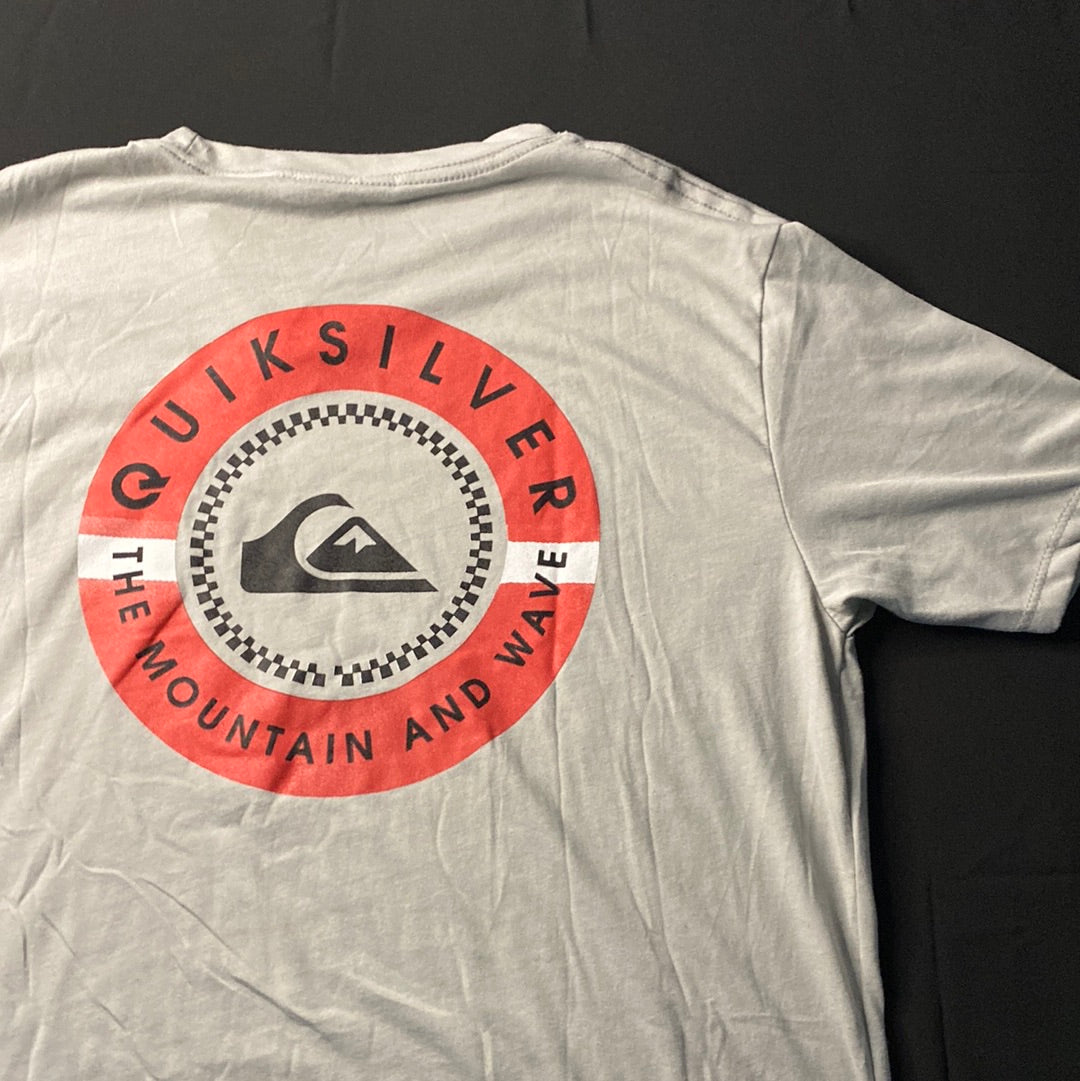 Camiseta Quiksilver- Talla L - Silver Gray