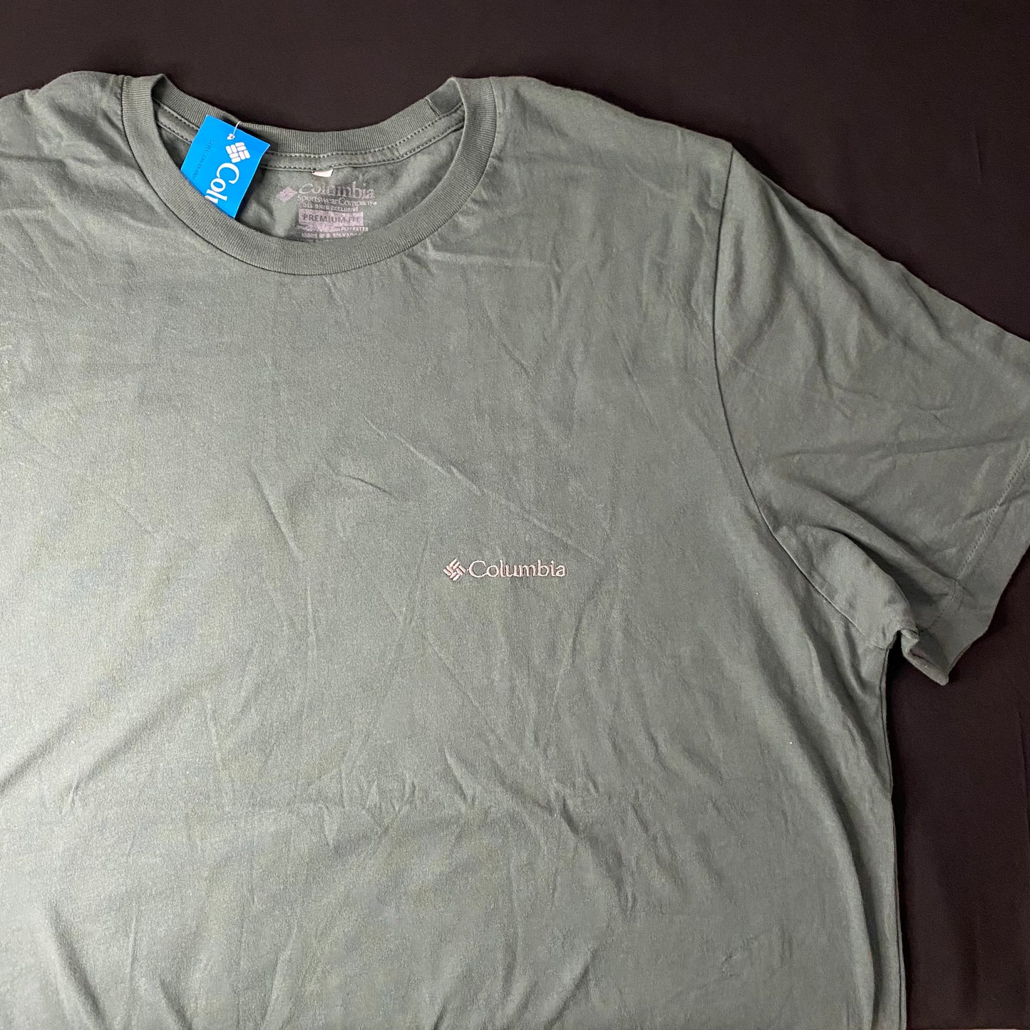 Camiseta Columbia- Talla 2XL - Green Gray