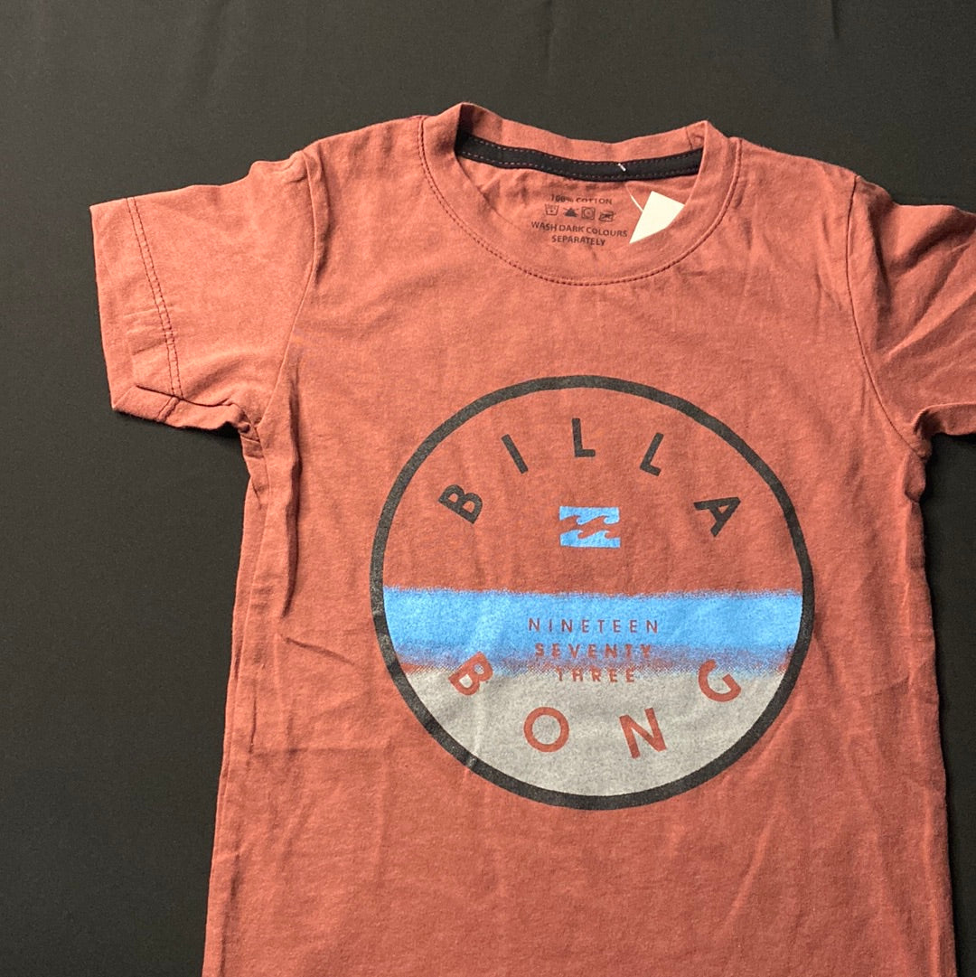 Camiseta Kids Billabong - Talla 4 - Terracotta