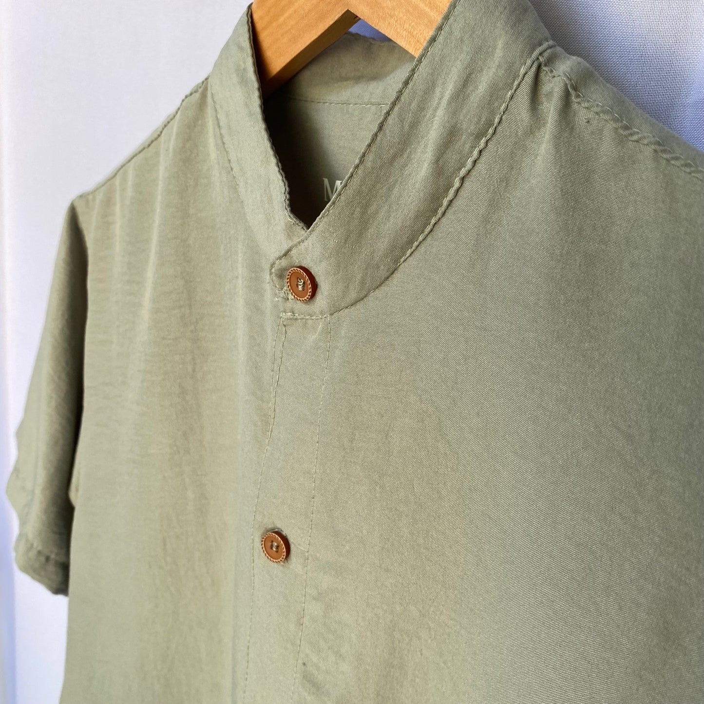 Camisa Medina | Laurel Green Gray